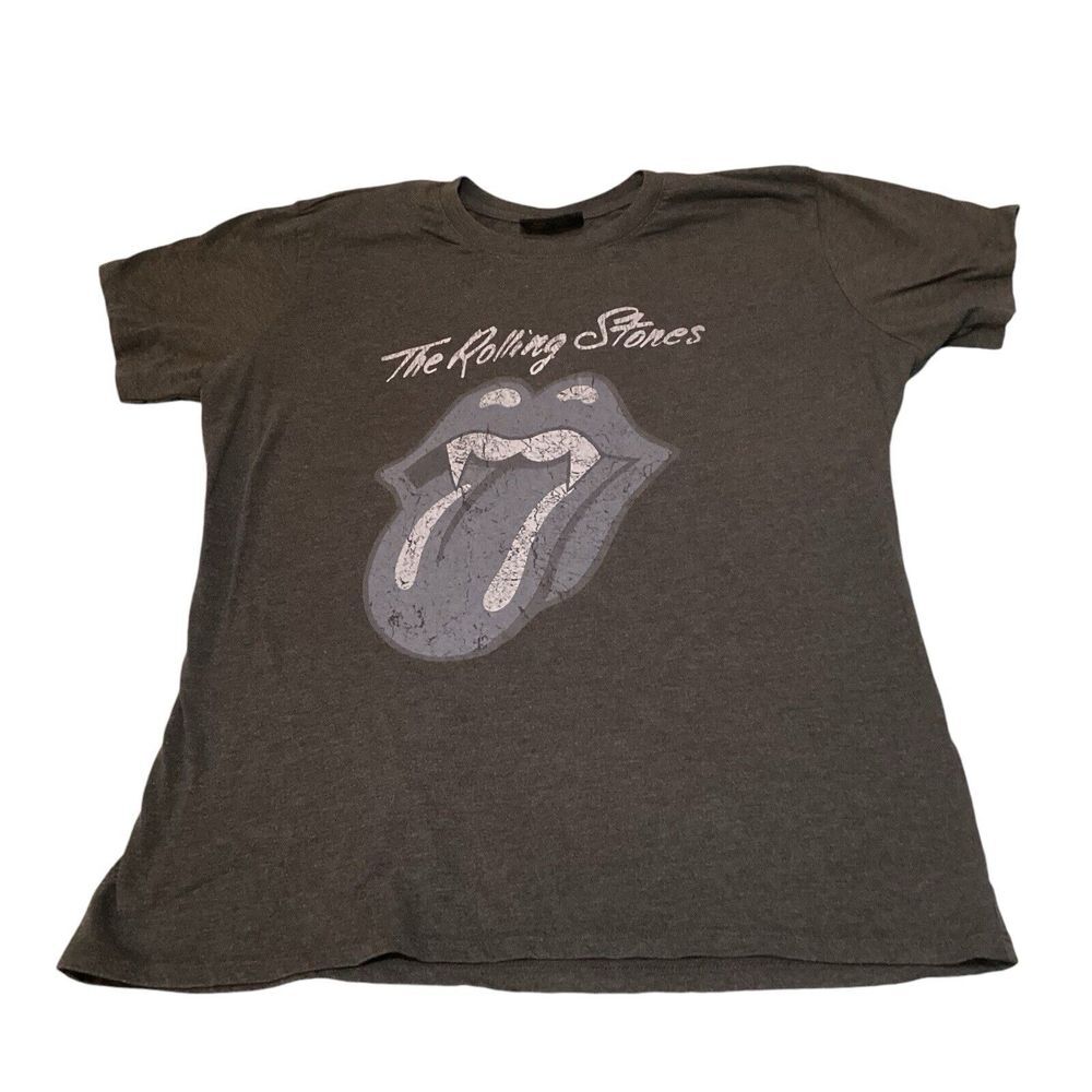Rolling Stones Graphic T Shirt Tongue Logo Band Tee Concert‎ Tour